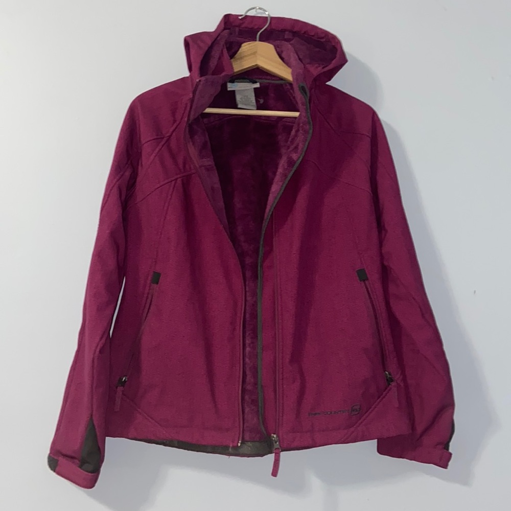 Free Country magenta soft shell jacket